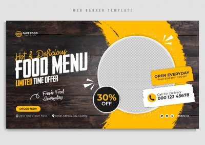 website design for restaurant
